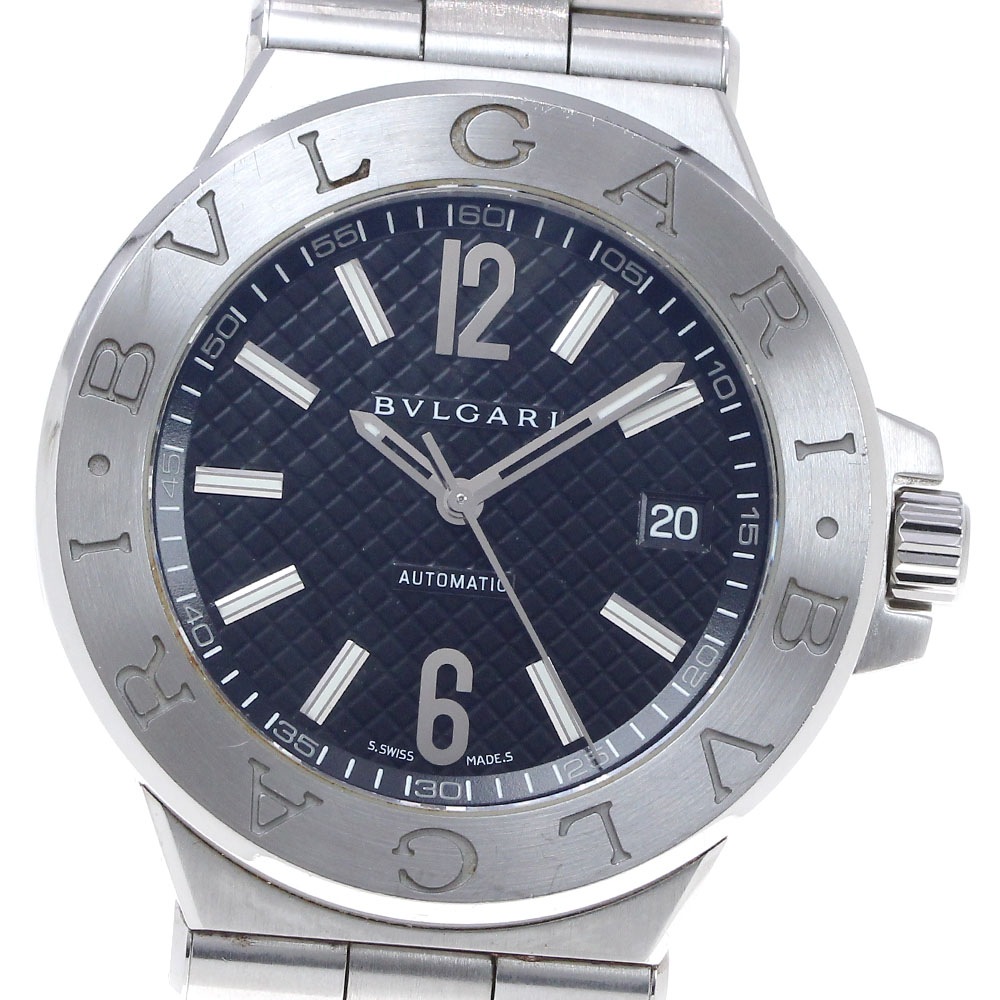 ブルガリ BVLGARI DG40SV ディアゴノ デイト 自動巻き メンズ _833689【中古】
