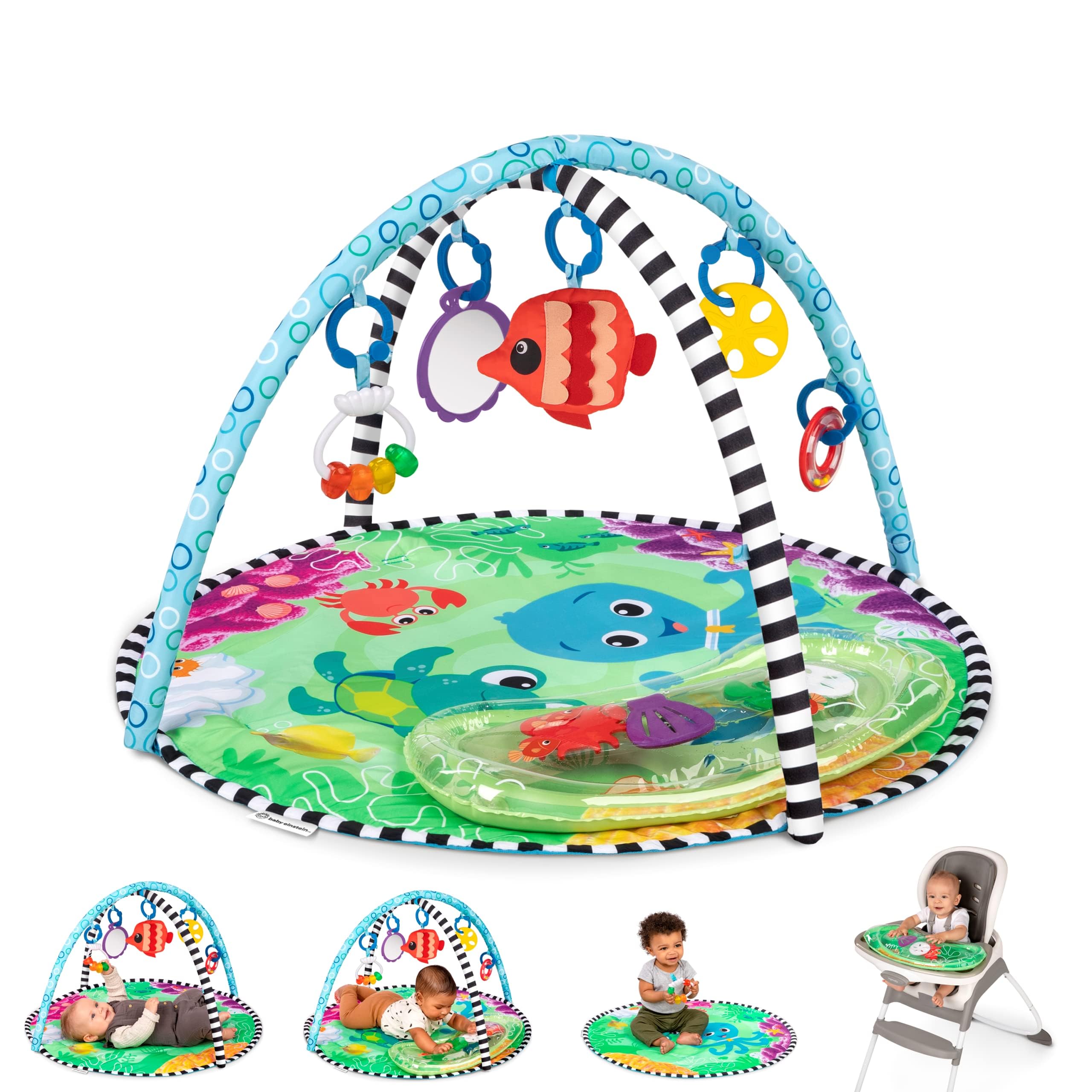 全国送料無料 ベビーアインシュタイン Baby Einstein 2 in 1 ウォーターマット プレイジム【0ヶ月～】室内遊具 全身運動 12807