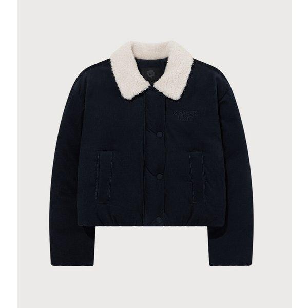 女性カラーコーデュロイショートダウンジャケット B1 CO2504DP75 NA