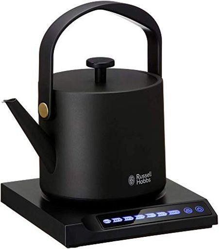 大石アンドアソシエイツ ラッセルホブス 電気ケトル 温度調整可能 0.6L TKETTLE ブラック 7106JP-BK
