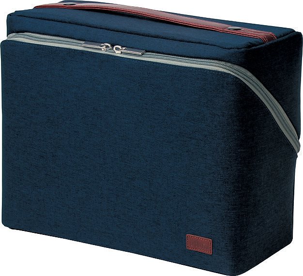 （まとめ買い）ソニック ユートリム ビジネスバッグ スマ/スタ A4ボックス ネイビー UT-2159-K [x3]