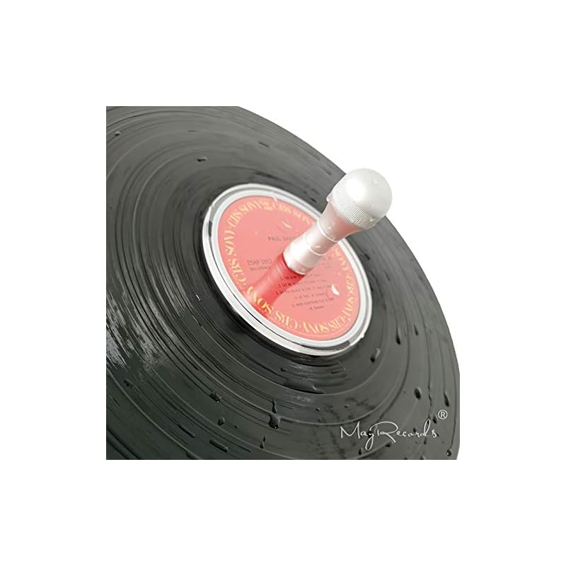 MayRecords 新しい LPレコード レーベルカバーセット アクリル防水レコード クリーニング用 ラベルプロテクター