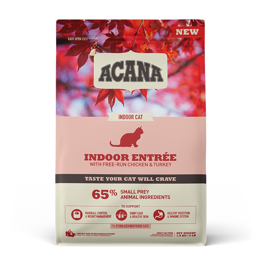 アカナクラシック　キャットフード　インドアエントリーキャット　１．８ｋｇ　猫　正規品　ＣＲＣ35―12―05―10―00