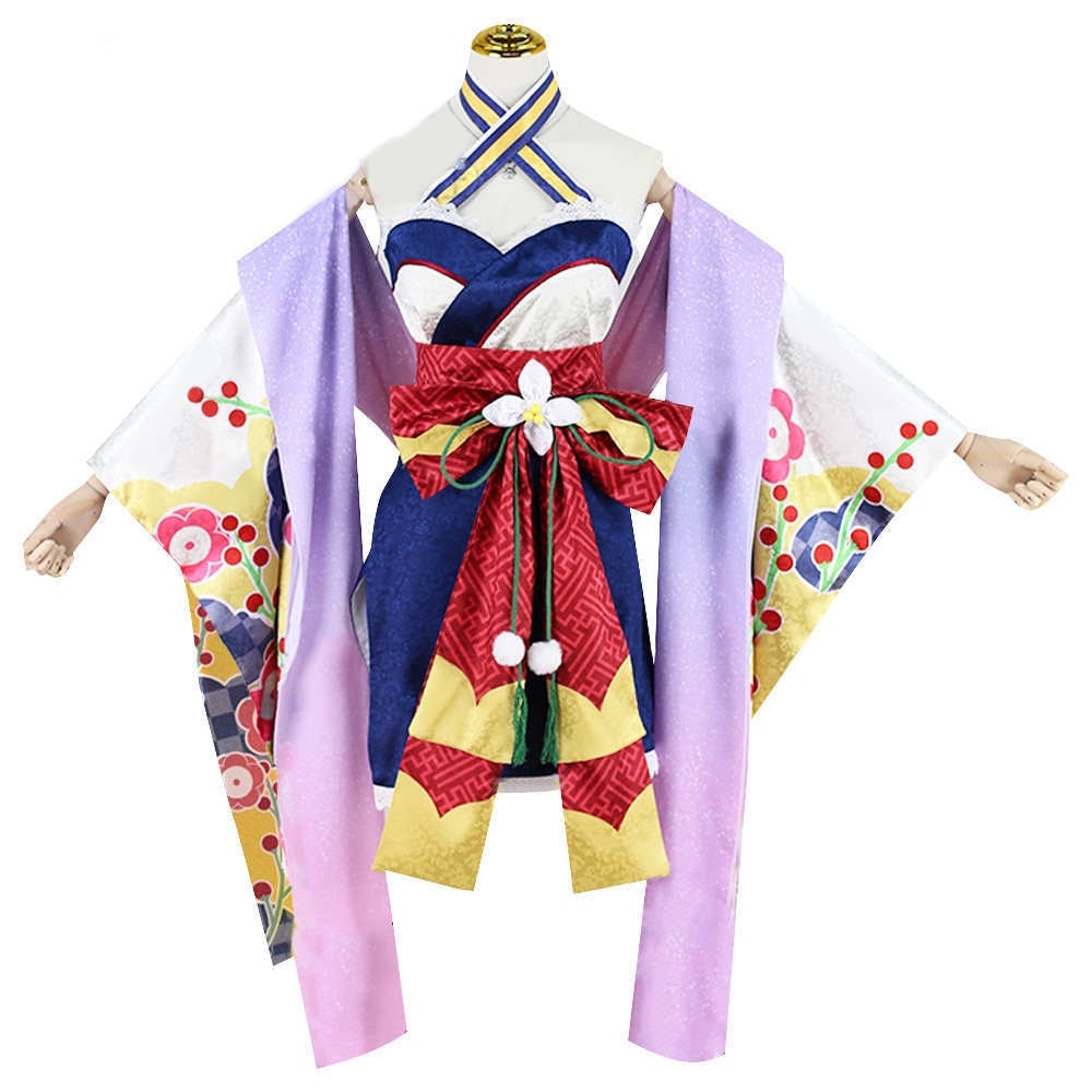 バーチャルYouTuber VTuber 戌神ころね 和服 花柄 コスプレ衣装コスチューム変装 ステージ服
