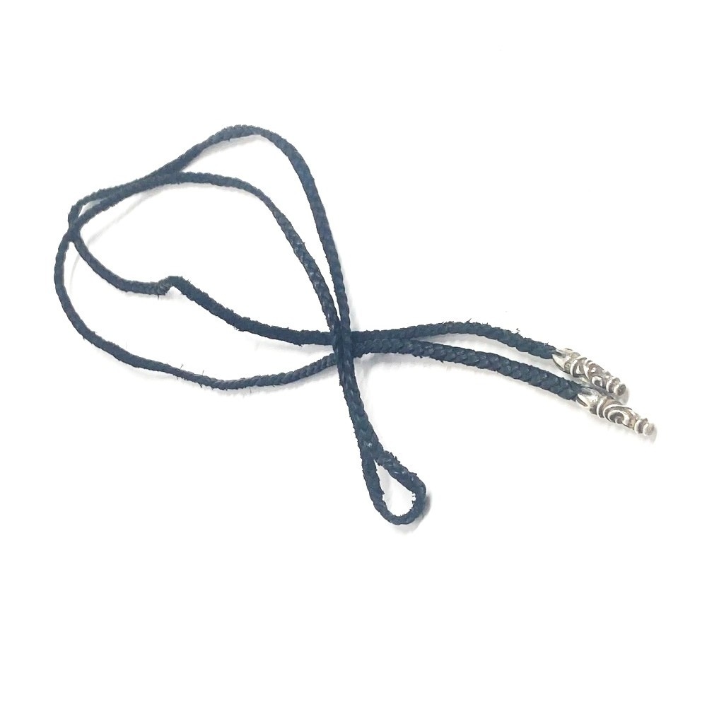 ネックレス ブレード 革紐 アクセサリー レザー ブラック
