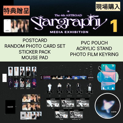ASTRO Stargraphy MEDIA EXHIBITION フォトブック 🚫CLOSE PO🚫 [🇲🇨INA GO] #ASTRO The 4th ASTROAD [Stargraphy