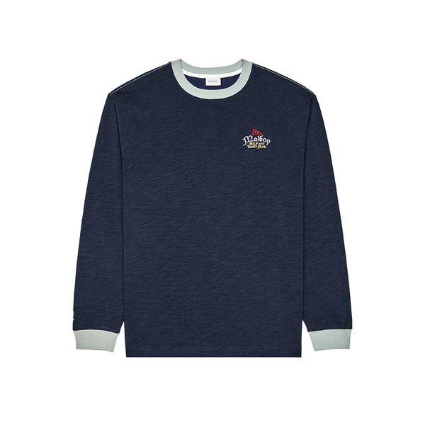 [マルボン公式] [Golf & Yacht Club] ポートラウンド長袖Tシャツ NAVY (MAN)