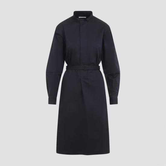 LEMAIRE Women Mid Skirts DR1133 LF1207 BL780 INK BLUE