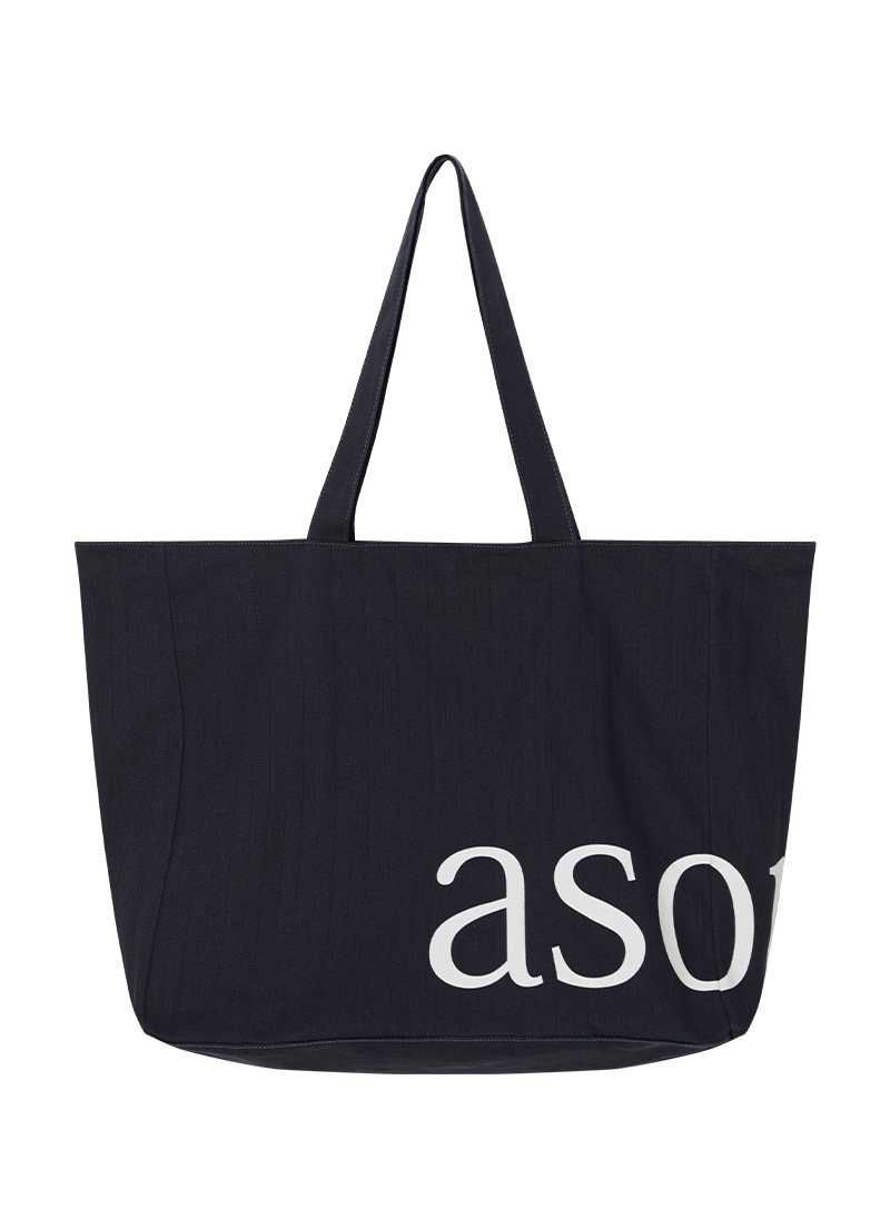 【AS"ON】 EVENING SHOPPER BAG / NAVY 正規品