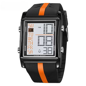 デジタル腕時計 メンズ カッコいい うで時計 時計 メンズ 腕時計 防水 スポーツ腕時計 学生 ランニングウォッチ led watch 防水腕時計 タイマー アラーム機能付き