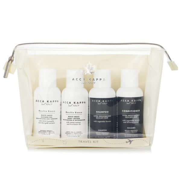 white moss body care travel kit 4pcs