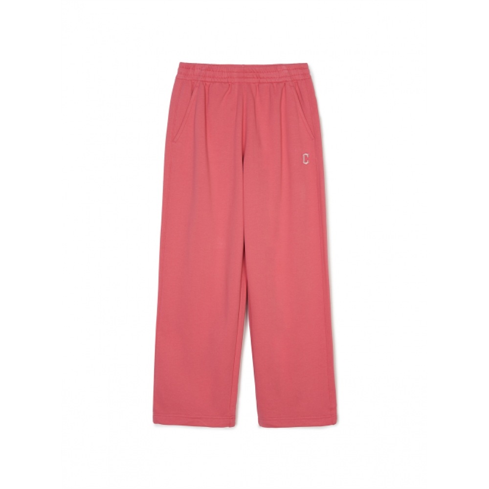 MLB ベーシックスモールロゴ 2ウェイワイドパンツ CLE (ピンク)