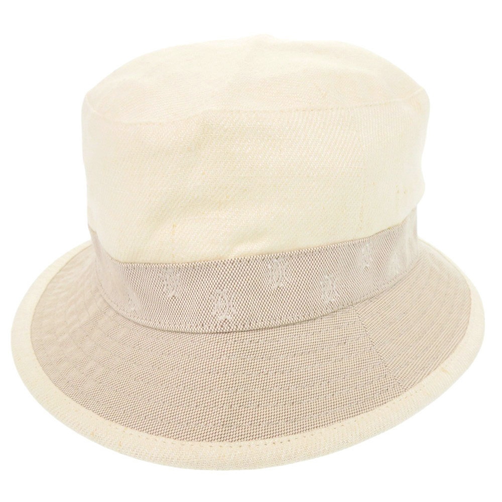 美品 バケットハット MOTSCH HERMES モッチ エルメス 帽子 コットン ホワイト 0468【中古】 レディース 19,800円