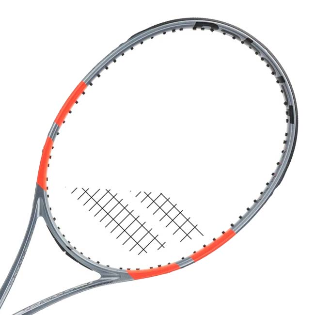 バボラ(Babolat) 2025 PURE STRIKE 100 16×19 ピュアストライク100 16×19 (300g) 海外正規品 硬式テニスラケット 101579-3018グレー×Nオレン