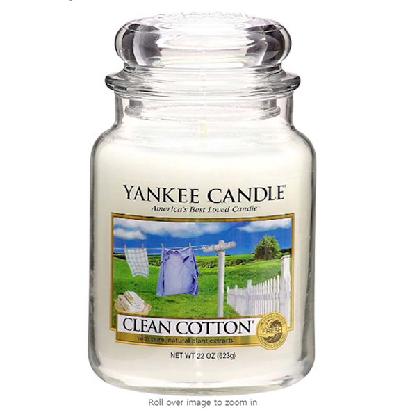 Clean Cotton by Yankee Candle 22 oz