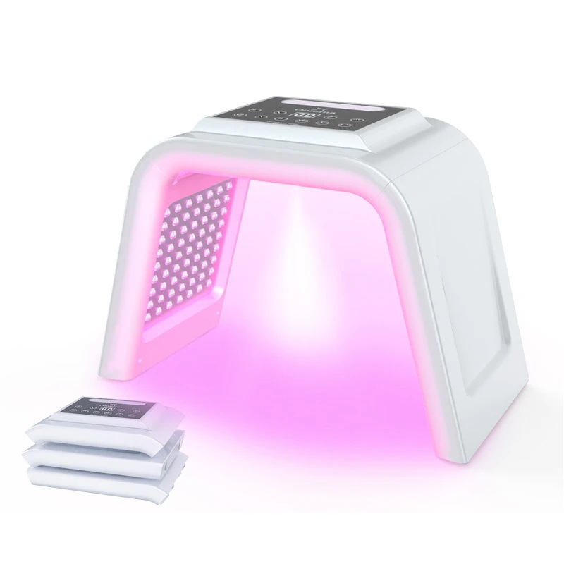 【爆発品】LED 家庭用美顔器 光美容 シミ くすみ ニキビ対策 エステ コラーゲンマシンマスクマスクやせた顔 小顔 LED 7色 美容器