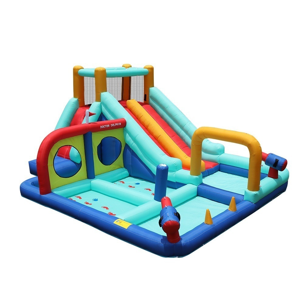 【現地発送.送.料.無.料！】2024年最新モデル 大型 プール エアー 遊具 滑り台 ビニールプール 大型プール トランポリン すべり台 大型遊具 エアー遊具 キッズハウス プレイハウス プレゼント 77,611円