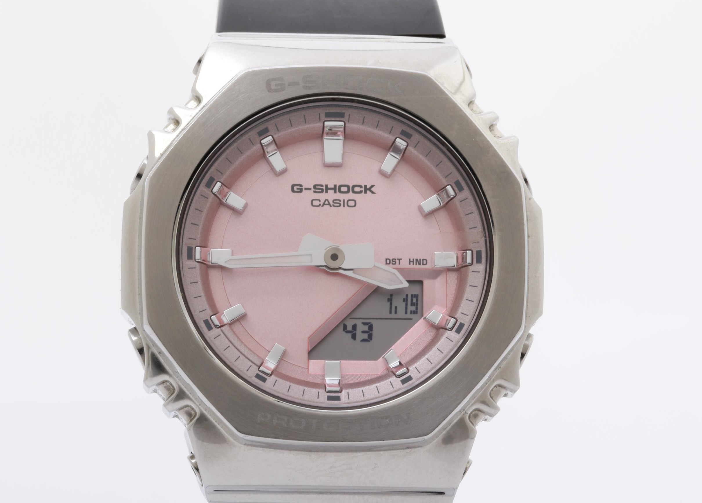 時計 G-SHOCK ANALOG-DIGITAL WOMEN 樹脂／ステンレススチール GM-S2110-4AJF デジアナ ピンク シルバー ブラック レディース時計【本物保証】