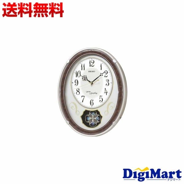 セイコー クロック 掛け時計 電波 アナログ トリプルセレクション メロディ パール AM259B