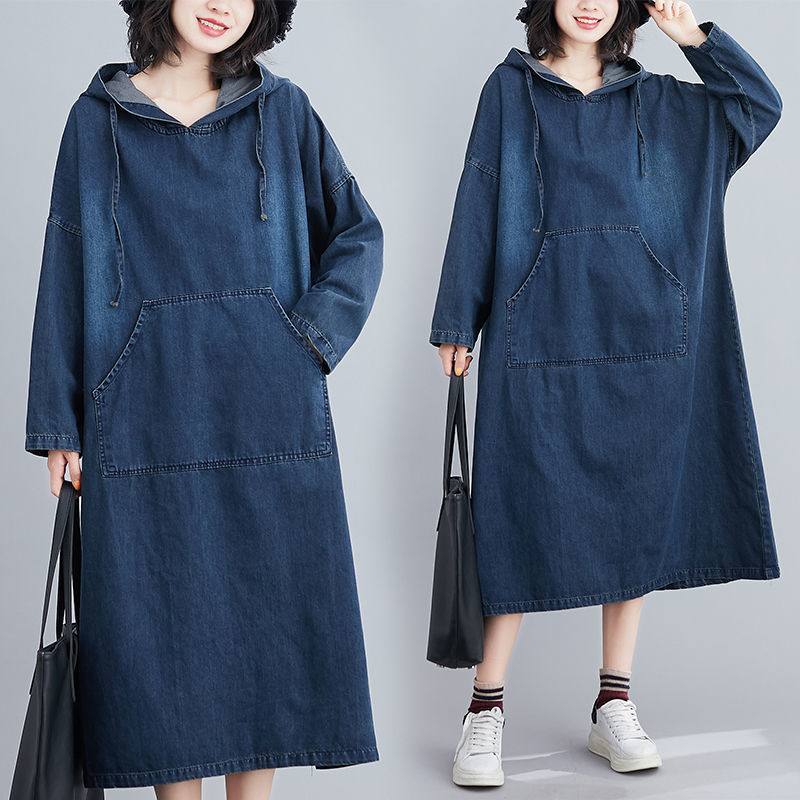 デニム-ワンピース-ロング ハイウエストワンピース レディース 長袖店内全品30％オフ