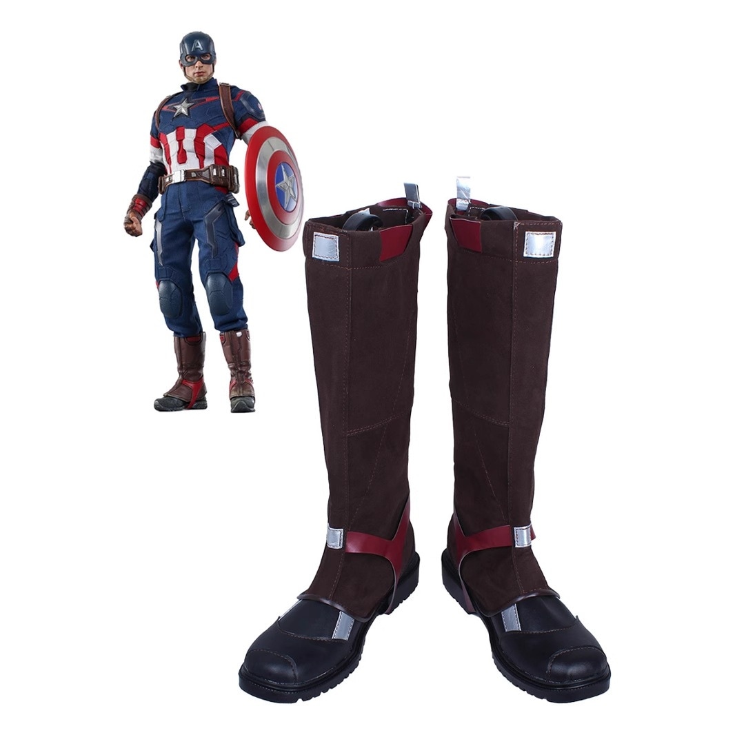 マーベルキャプテンアメリカシビルウォーアニメーションシューズ