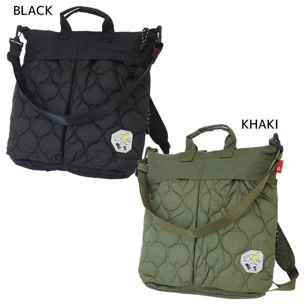 スヌーピー トートバッグ IP セオルー パフ Peanuts-9R リュック型3WAY