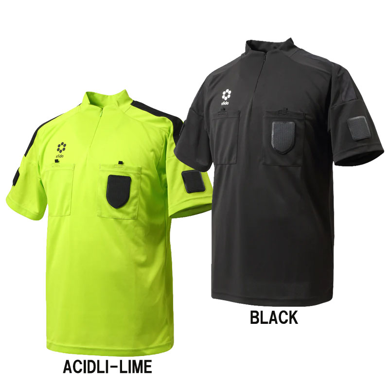 レフェリーシャツ S/S 半袖 サッカー フットサル 審判 レフェリーシャツ (SA22836)