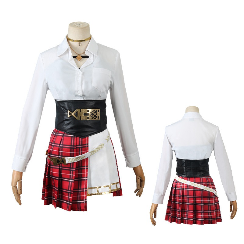 バーチャルYouTuber風 彩虹社 VTuber Kyo Maira nijisanjiEN Yonaguni 女体化 コスプレ衣装ウィッグ 演出服 変装 仮装ハロウィン