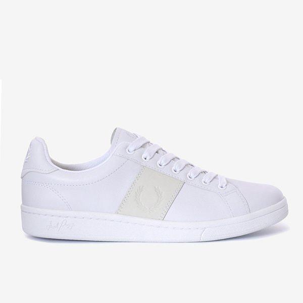 FRED PERRY_ 男女レザー スニーカーB721 レザー/ブランデッド ヌバック SFPU2336301-100