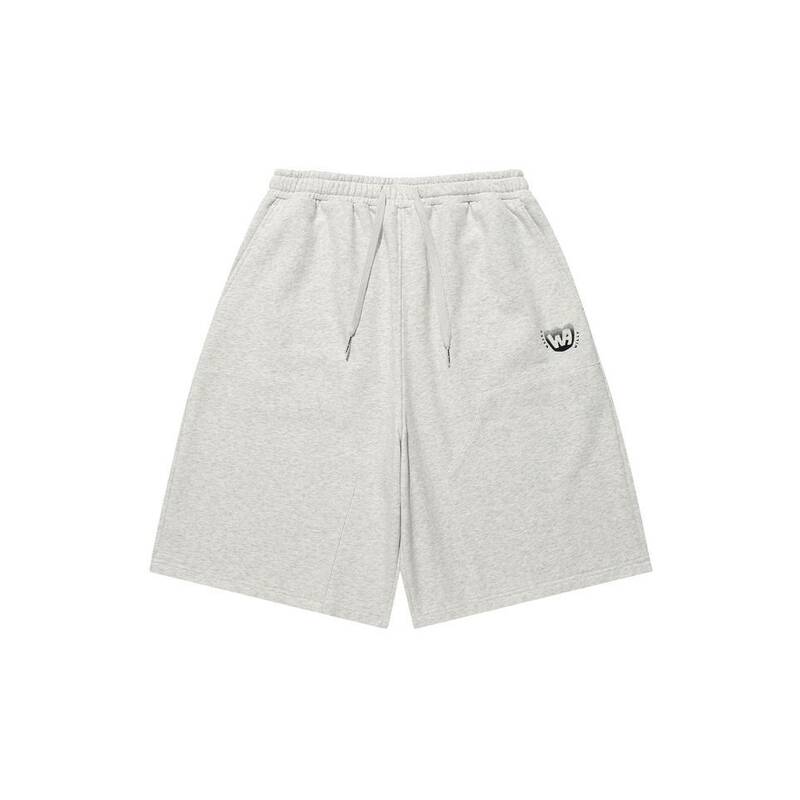 ワッキー・ウィリー WACKY WILLY ワイドスウェット ダブルニー ショートパンツ ライトグレー WA2602SO03LG 392299