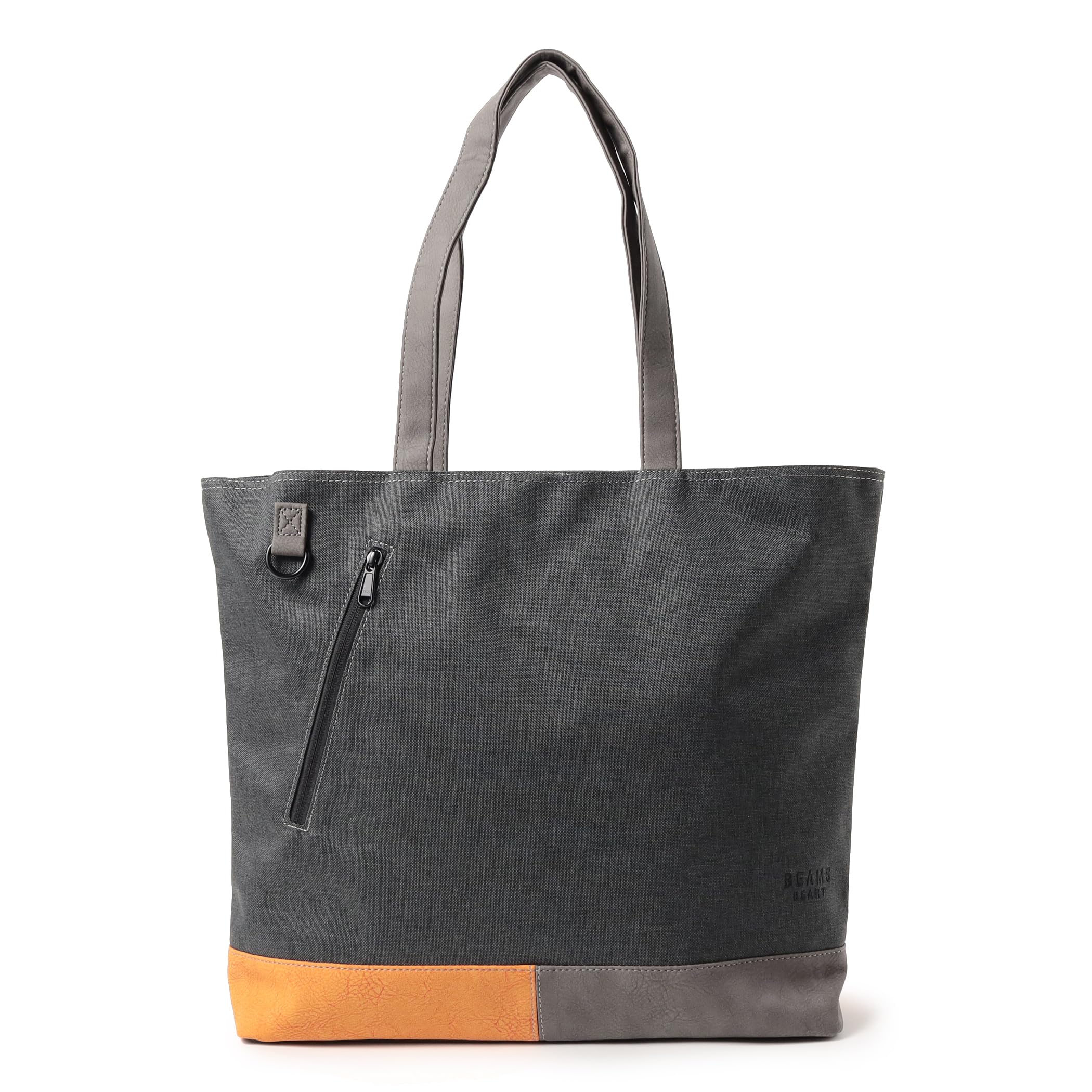 [ビームスハート] キャンパス・バッグ 切替 杢素材 トート バッグ メンズ CHARCOAL.G FREE 42610038147