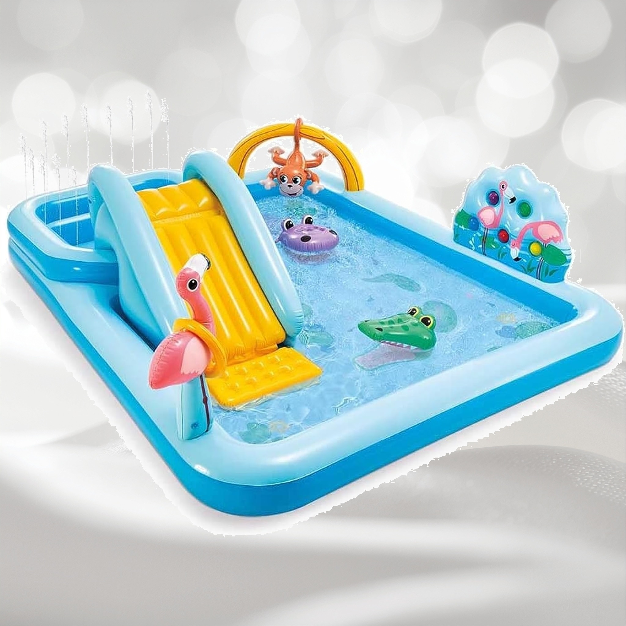 INTEX(インテックス) プール ジャングルアドベンチャープレイセンター 244×198×71cm 57161 日本