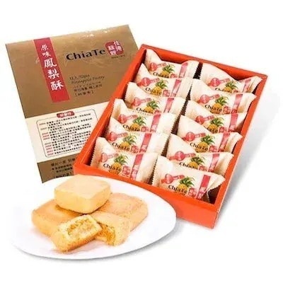 【ブロガーのおすすめ】網紅のおやつ，[海外直送]佳徳 原味佳徳鳳梨酥 パイナップルケーキ (12個入)