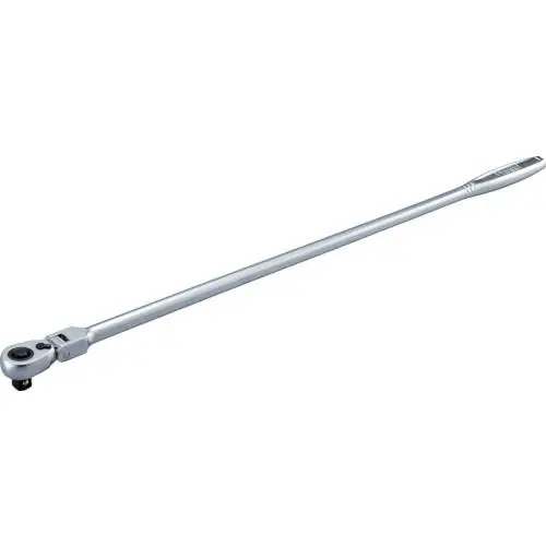 【メーカー直送品】TONE ラチェットハンドル 首振りタイプ 歯数72枚 差込角12.7mm 全長628mm RH4FHX