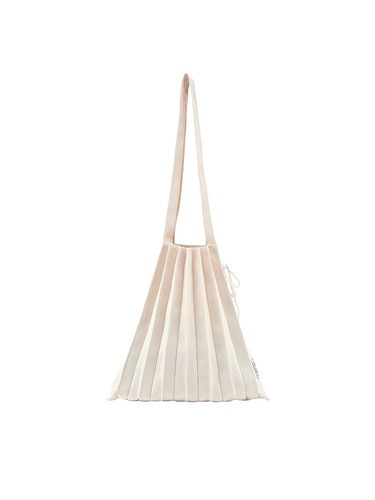 JOSEPH&STACEY公式 ニットバッグ Lucky Pleats Knit M Vanilla