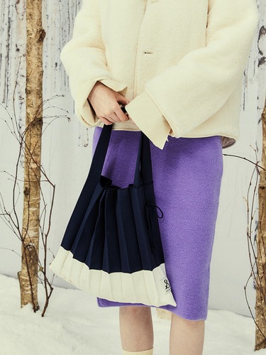 JOSEPH&STACEY公式 ニットバッグ Lucky Pleats Knit L Mix (All)