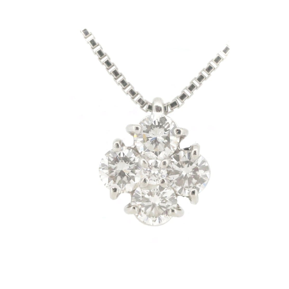 モニッケンダム フローラル ダイヤモンド ネックレス 0.64ct Pt850(プラチナ)/Pt900(プラチナ)