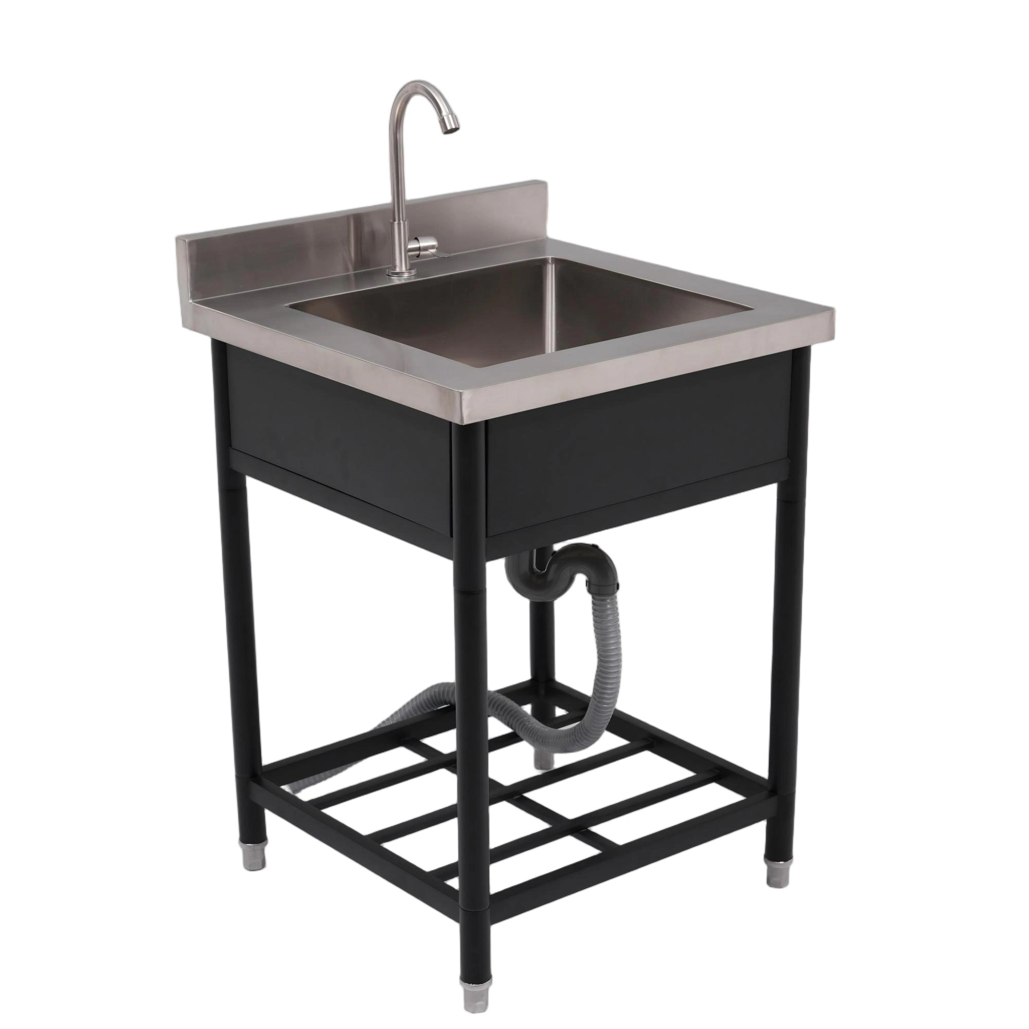 1429流し台 屋外 ステンレス 水栓付 蛇口付き シンク アウトドア 幅広 水栓付き キッチン 屋外用 ステンレス流し台 ステンレスキッチン キャンプ バーベキュー ガーデンシンク 屋外シンク 屋外