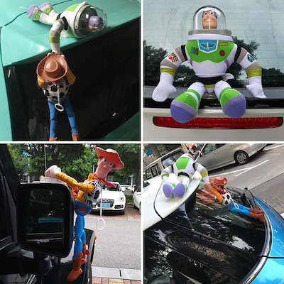 Qoo10 車用飾り 車の装飾人形の車の尾装飾品 セ カー用品