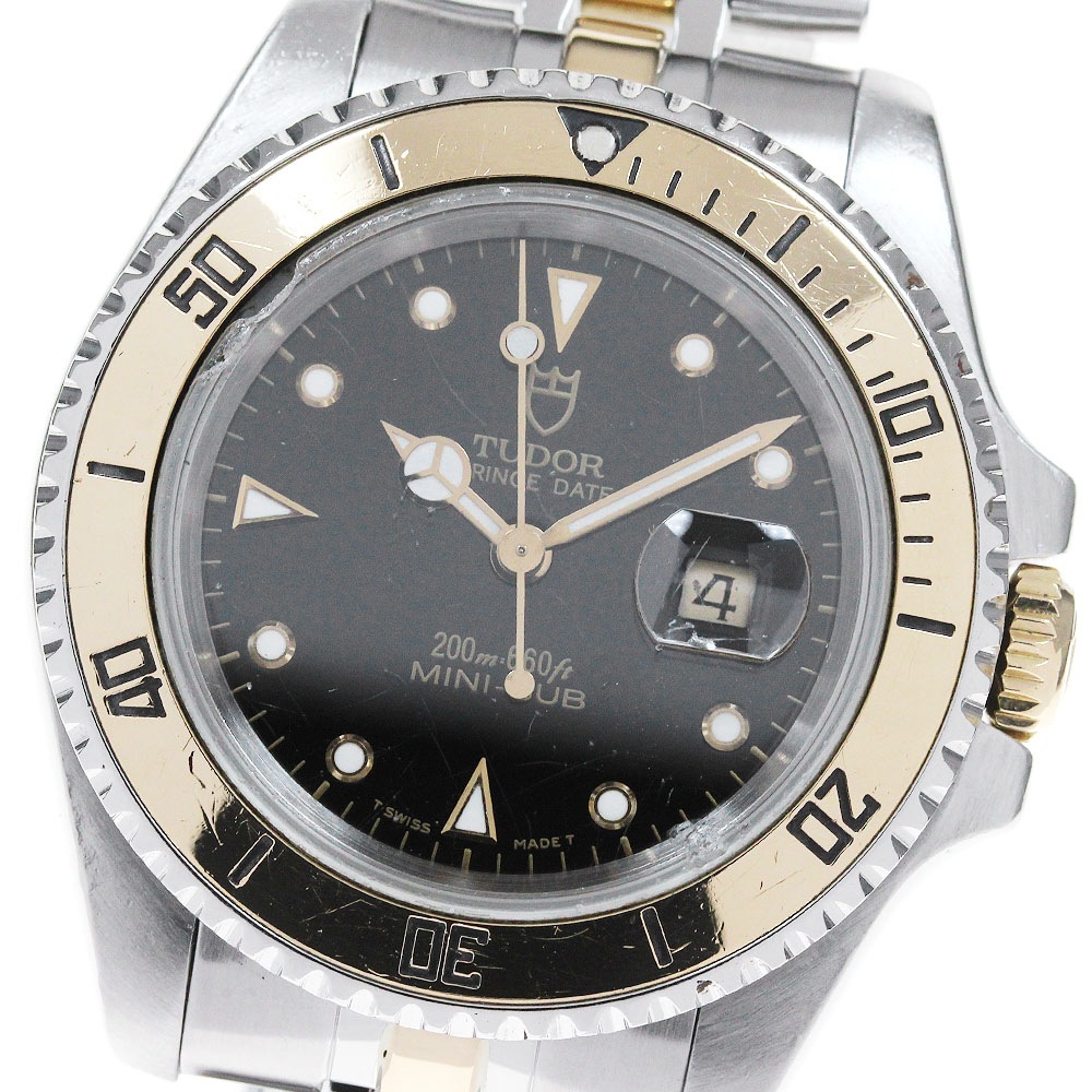 チュードル TUDOR 73193 プリンス デイト ミニ サブマリーナ Cal.2671 YGコンビ 自動巻き ボーイズ _826027【中古】