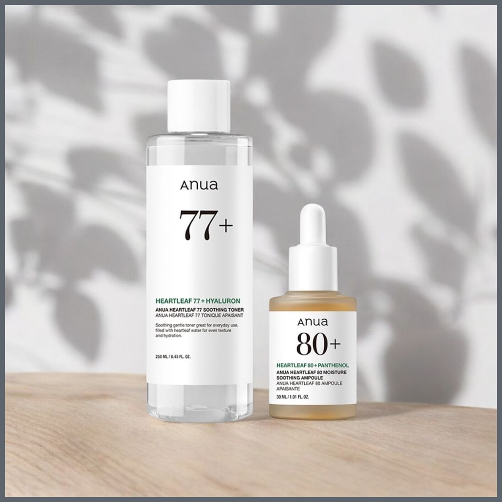 ANUA(アヌア)ドクダミ 77スージングトナー 250ml+ドクダミ80モイスチャースージングアンプル30ml 2STEPセット(化粧水＋美容液)ゆらぎ肌スージングケアセット 水分保湿 オールインワ 4,990円