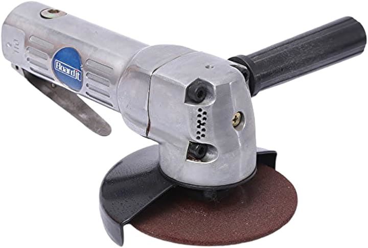 エアサンダー 毎分11000回転 ディスクサンダー エアーグラインダー 工具 研磨 ディスクグラインダー ZA-375D(シルバー)