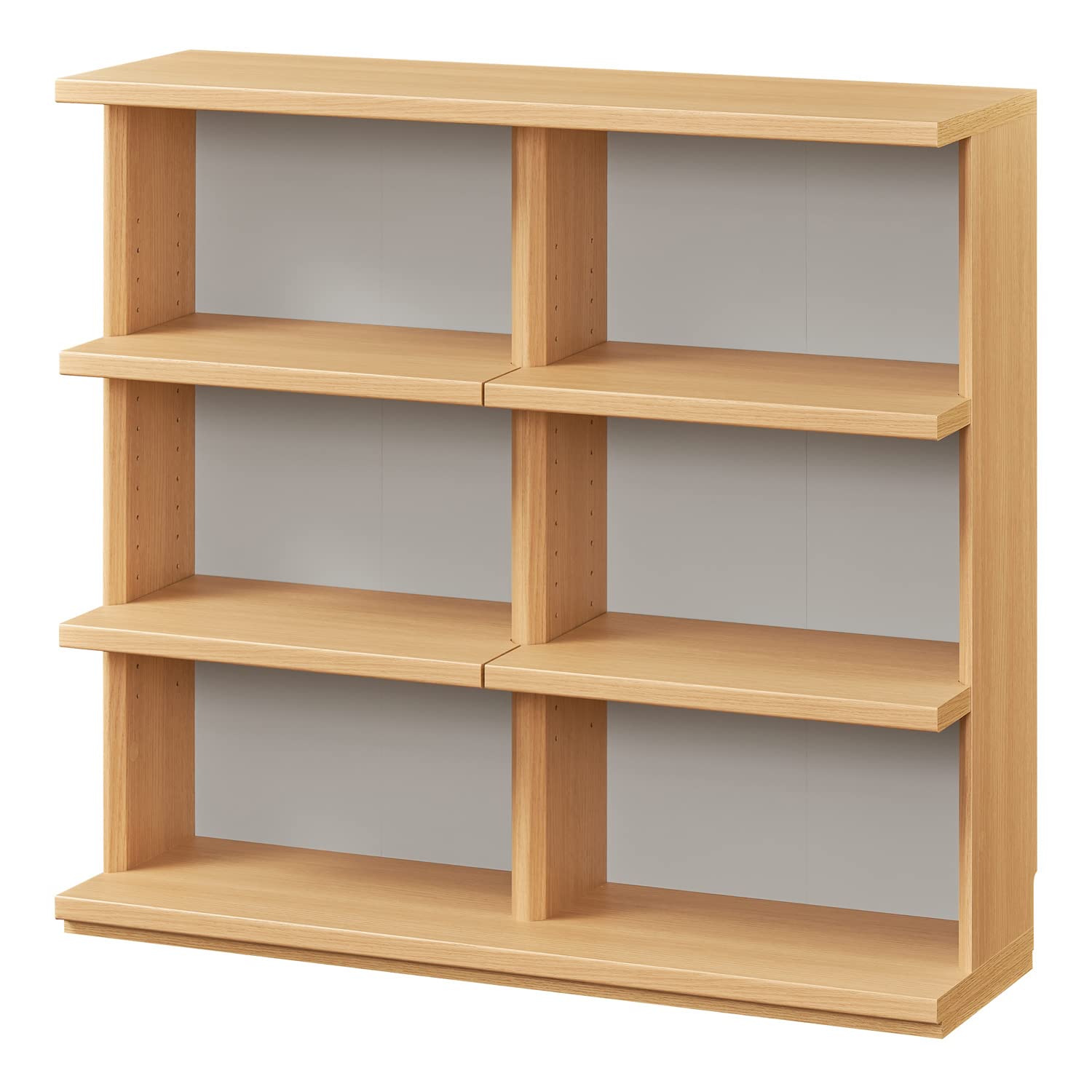 白井産業 カウンター下収納 オープンラック 棚 木製 組み合わせてキッチン・ダイニングに合わせた幅にできるユニット収納 シンプルなデザイン ナチュラルブラウン 幅90 奥行29.6 高さ84.9cm