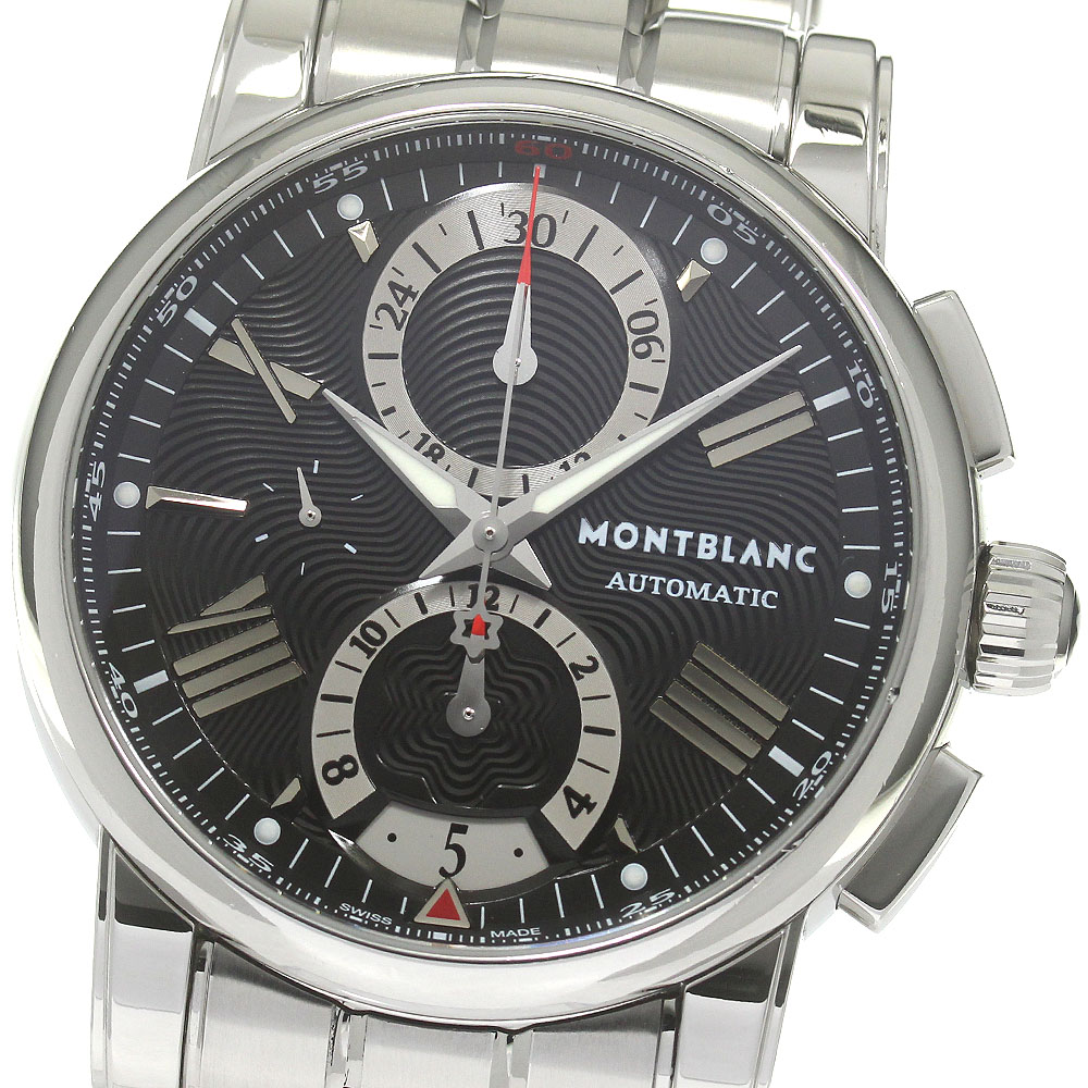 モンブラン MONTBLANC 102376 スター 4810 クロノグラフ 自動巻き メンズ 箱・保証書付き_837910【中古】 117,800円