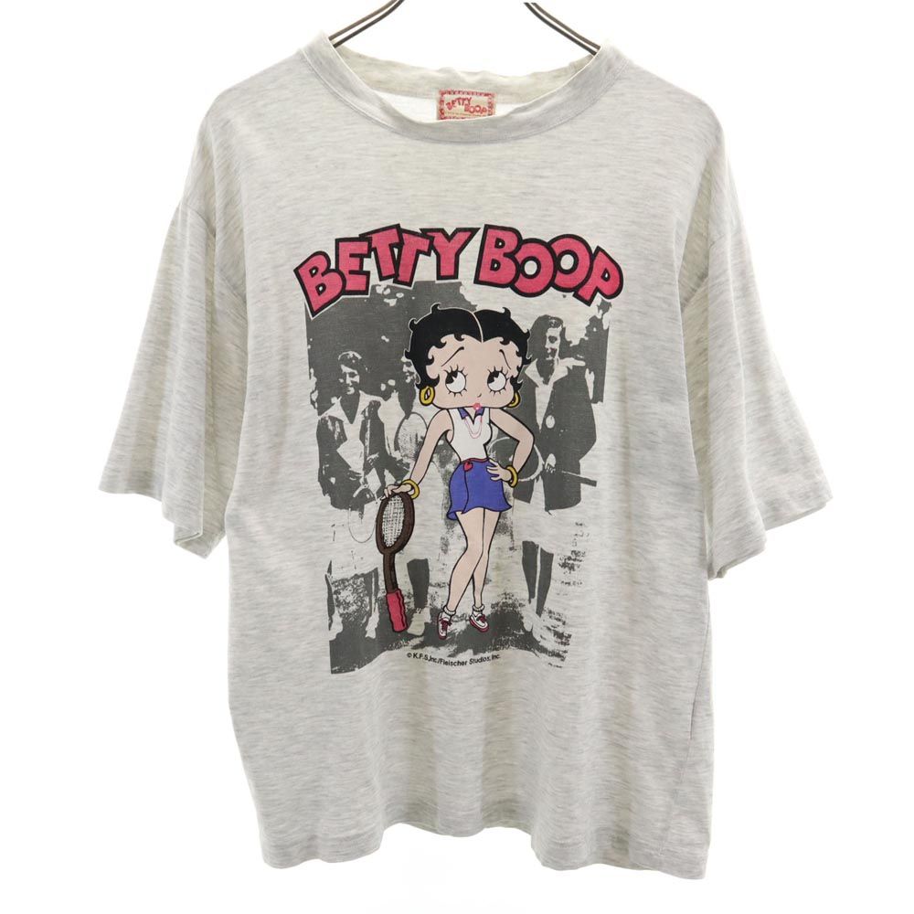 ベティーブープー 半袖 Tシャツ グレー系 BettyBoop メンズ