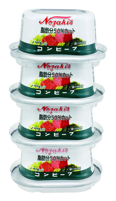 他サイト： 川商フーズ ノザキ 脂肪分50% カットコンビーフ 80g ×4個の商品画像