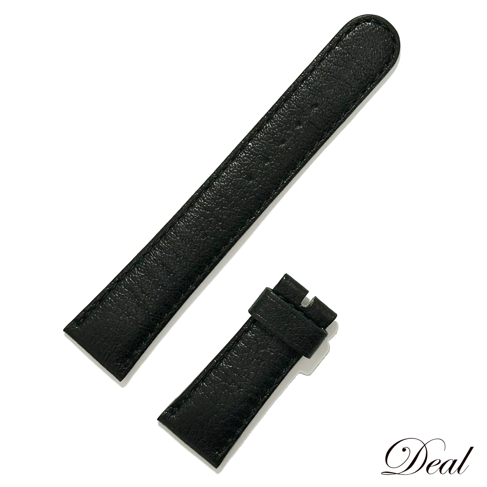 ロレックス 純正 レザーベルト A7162 ブラック メンズ 時計ベルト