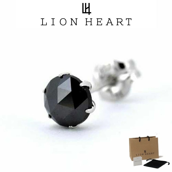 ピアス メンズ ブラックダイヤモンドピアス Lサイズ Pt900 LH-01EA0164 メンズピアス 片耳用 1点売り クリスマス 誕生日 プレゼント ギフト 彼氏 【ネコポス】