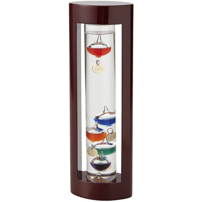 茶谷産業 ガラスフロート温度計L 333-202高さ300幅95奥行60mm