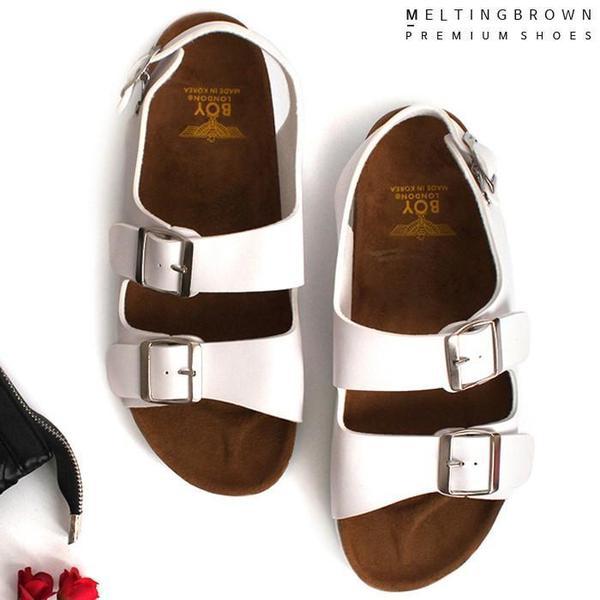 女性革サンダル オフィス革サンダル 男性水遊びサンダル SK13